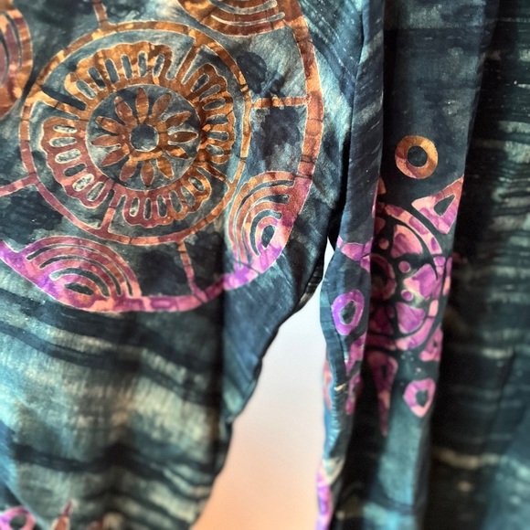 Hilltribe Designs Flowy Abstract Jumpsuit S (Fits s-m depending on desired fit) - Picture 7 of 14